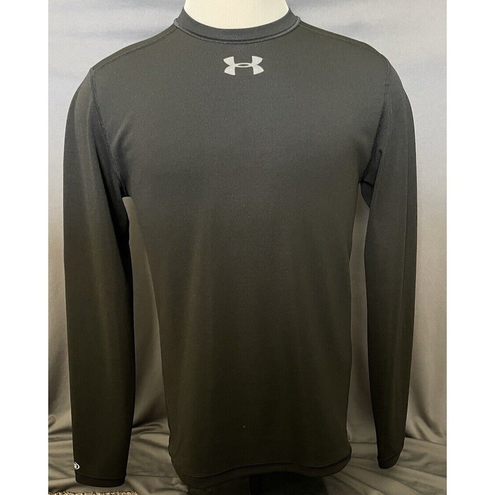 Under Armour Long Sleeve Mens Large Black Outdoors Thermal All Season Stay Cool